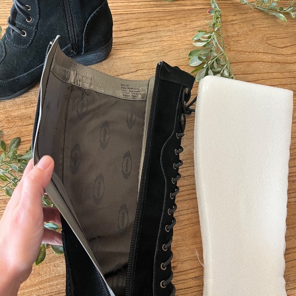 NWOT Alvida Leather Boot Black Y4 - Picture 11 of 12